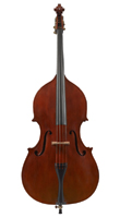 Double bass , made by Malcolm Healey